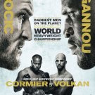 UFC 220 Fight Poster 11x17 Inches - Miocic vs Ngannou | Cormier vs Volkan | NEW