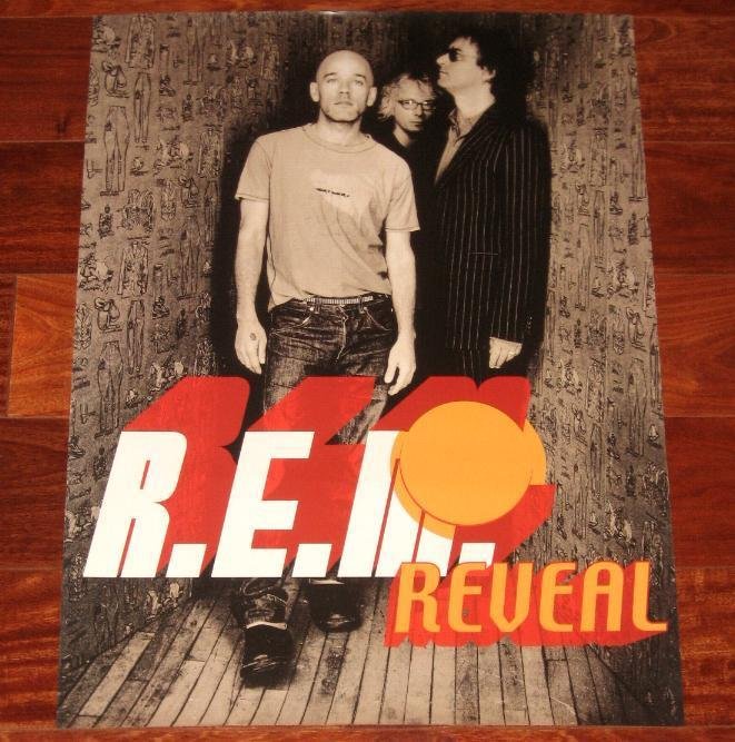 R.E.M. Reveal Original 2001 US Official Record Company Promo Poster