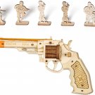 ROBOTIME 3D Wooden Puzzle Rubber Band Gun Model Toy DIY Craft Kits