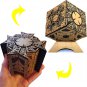 Hellraiser Puzzle Cubic Lock Box Deformation Detachable with Base and Box