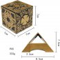 Hellraiser Puzzle Cubic Lock Box Deformation Detachable with Base and Box