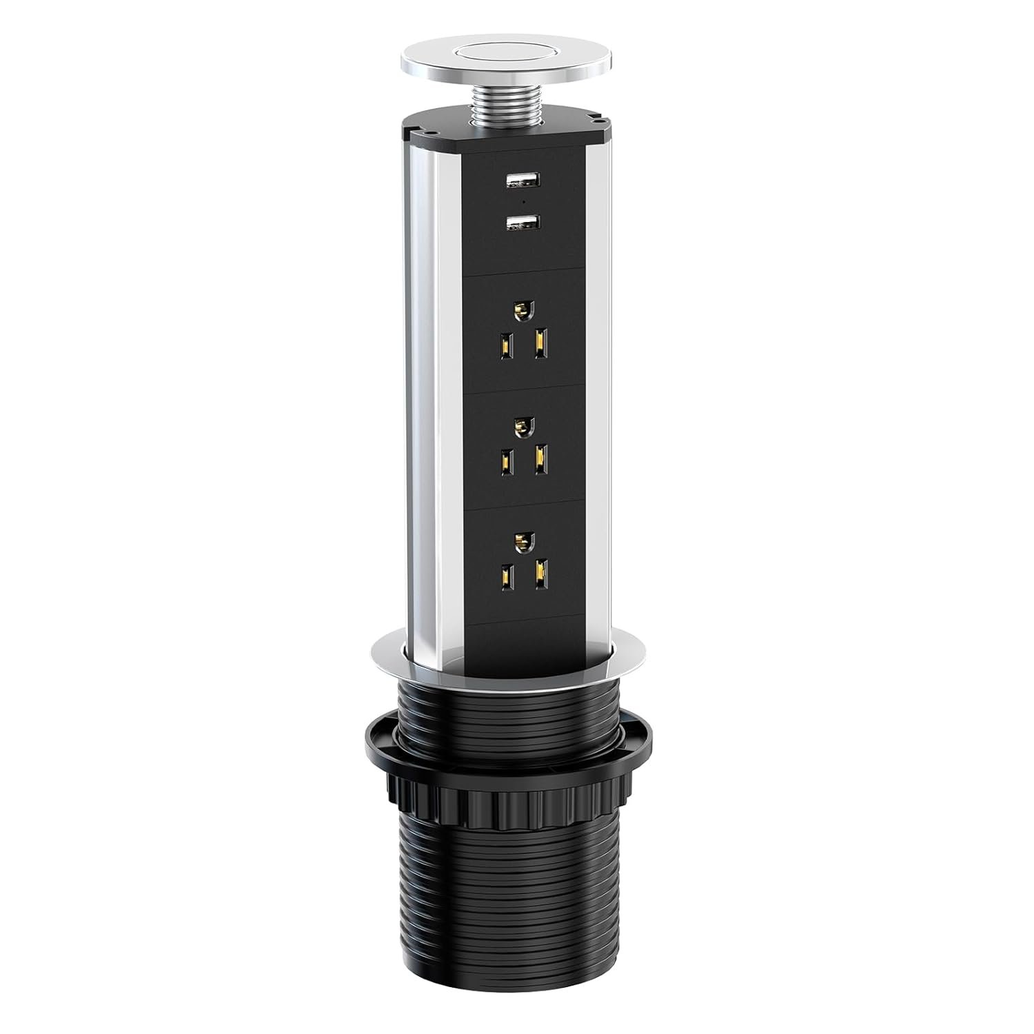 Pop Up Outlet Socket Recessed Retractable Power Strip Charging Station