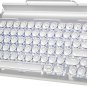 Retro Wireless Mechanical Gaming Keyboard Bluetooth 5.0 Vintage 83 Key Blue Switches LED Backlight