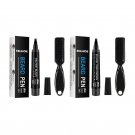 Beard Pen Filler Waterproof Sweatproof Long Lasting Natural Finish Moustache Eyebrows Micro Fork Tip Beard Pen Filler Waterproof Sweatproof Long Lasting Natural Finish Moustache Eyebrows Micro Fork Tip