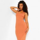 sleeveless body dress
