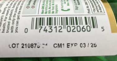 Nature&acirc;��s Bounty Zinc 50mg Caplets - 100 Count Expiry date 03/25 Sealed Unopened