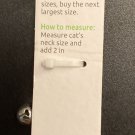 Pet Shoppe Breakaway Cat Collar Black w/ Black Clip. And a Silver Bell New