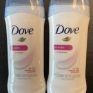 Dove Invisible Solid Deodorant Powder 2.6oz / 74g New