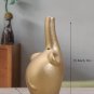Gold color Elephant Design Flower Vase