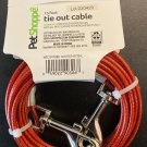 Pet Shoppe Tie-Out Cable for Small Dogs Up To 50l bs 15 Ft