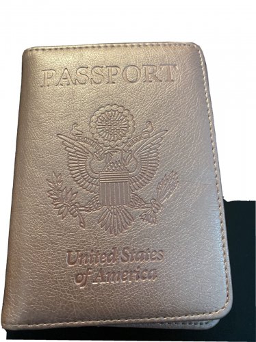 Passport Women White Wallet One Size rose Gold