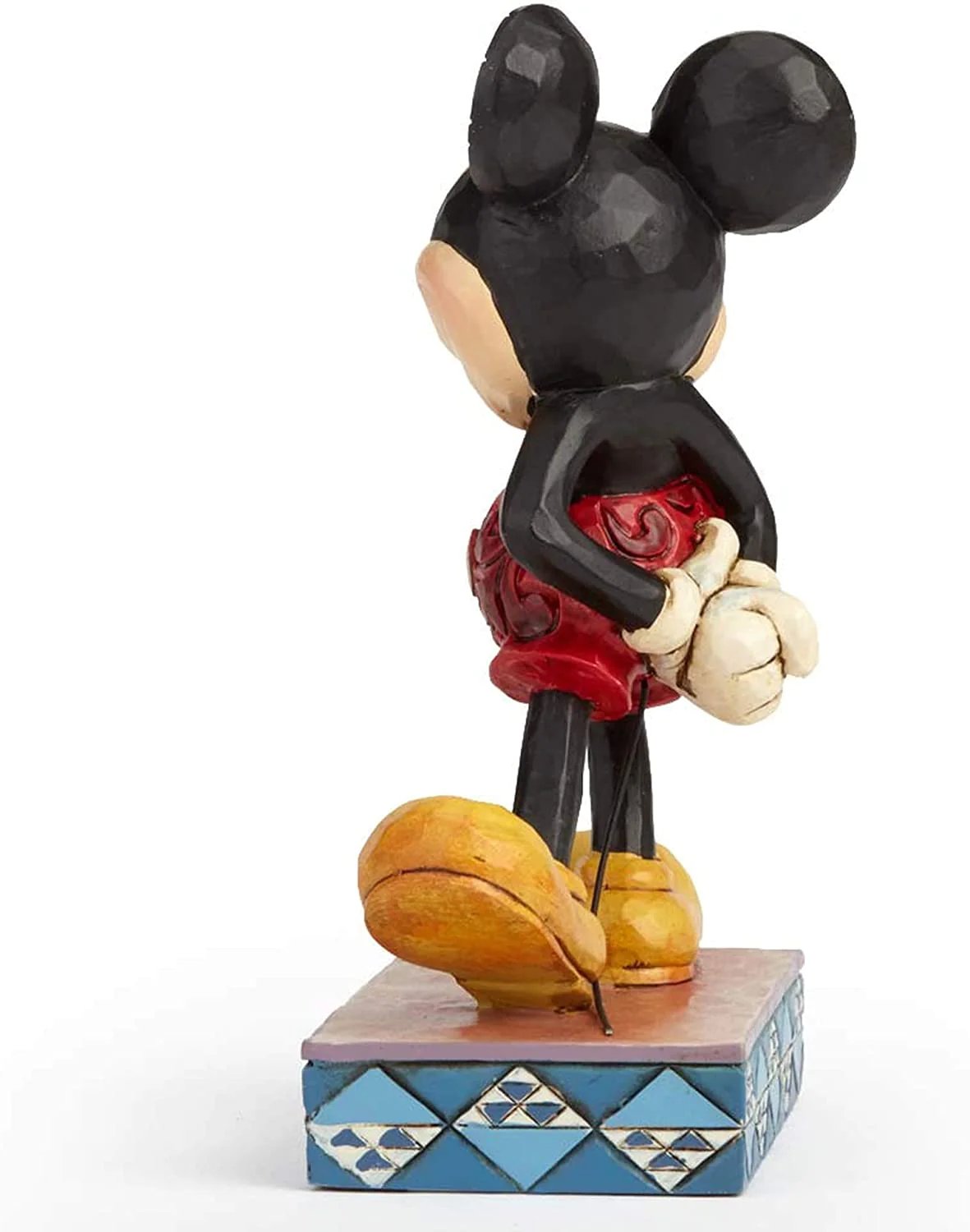 Mickey Mouse Personality Pose Stone Resin Figurine, 4.875”