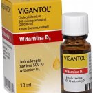 Vigantol supplementation of vitamin D deficiency oral drops, 10 ml