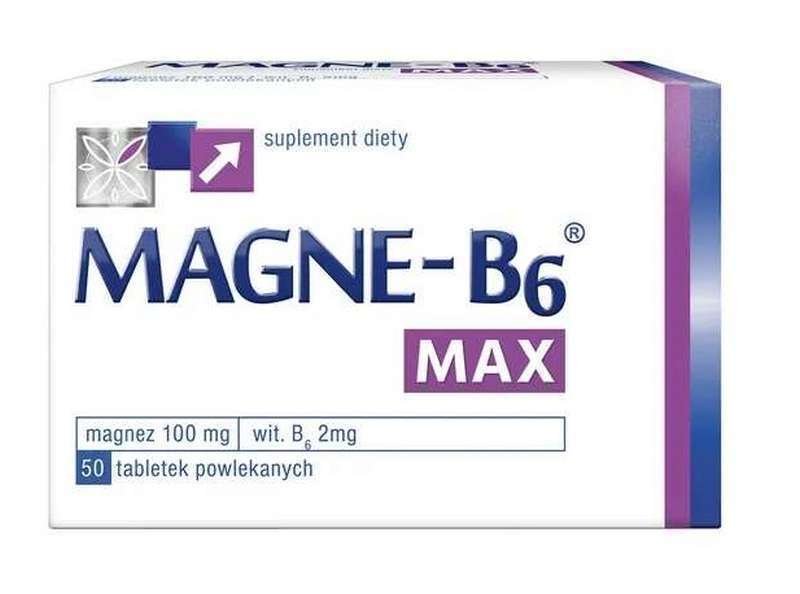 MAGNE B6 Max, 50 tablets