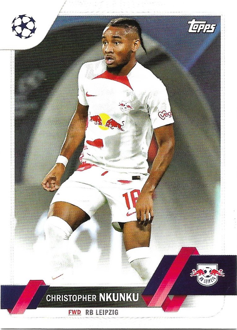 Christopher Nkunku 202223 Topps UEFA Club Competitions 18 RB Leipzig