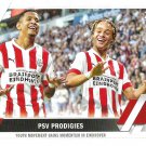 PSV Prodigies (Mauro Jr., Xavi Simons) 2022-23 Topps UEFA Club Competitions #104 Soccer Card PSV Prodigies (Mauro Jr., Xavi Simons) 2022-23 Topps UEFA Club Competitions #104 Soccer Card