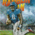 Zach Evans 2022 Bowman Chrome U Ramblin' Man #RM-3 Ole Miss Rebels Football Card Zach Evans 2022 Bowman Chrome U Ramblin' Man #RM-3 Ole Miss Rebels Football Card