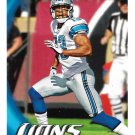 Nate Burleson 2010 Topps #43 Detroit Lions Football Card