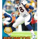 Ryan Clady 2010 Topps #287 Denver Broncos Football Card