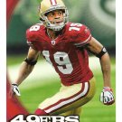 Ted Ginn Jr. 2010 Topps #179 San Francisco 49ers Football Card