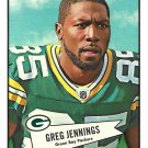 Greg Jennings 2010 Topps 1952 Bowman Design #52B-25 Green Bay Packers Football Card