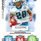 Chris Johnson 2010 Topps Attax Tennessee Titans Football Card Chris Johnson 2010 Topps Attax Tennessee Titans Football Card