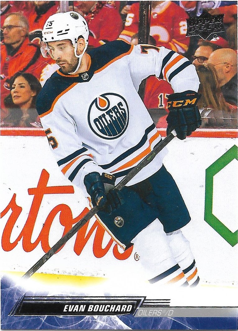 Evan Bouchard 2022-23 Upper Deck #318 Edmonton Oilers Hockey Card
