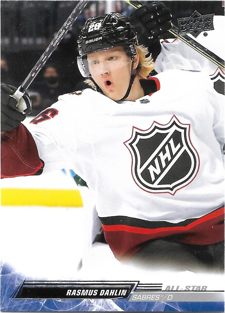 Rasmus Dahlin 2022-23 Upper Deck #655 Buffalo Sabres Hockey Card