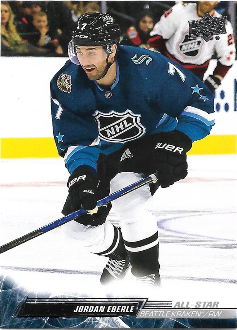 Jordan Eberle 2022-23 Upper Deck #693 Seattle Kraken Hockey Card