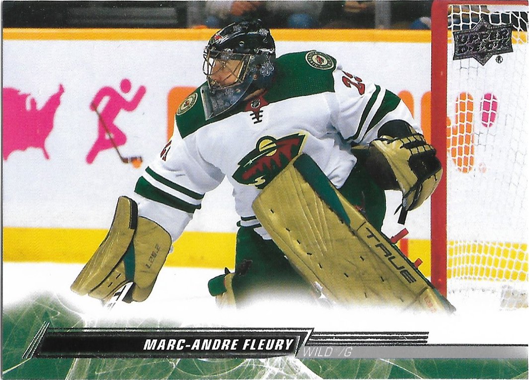 Marc-Andre Fleury 2022-23 Upper Deck #342 Minnesota Wild Hockey Card