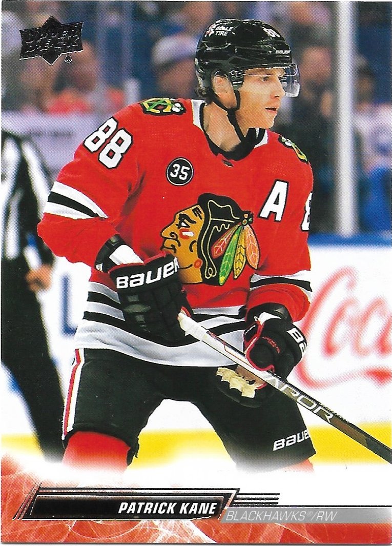 Patrick Kane 2022-23 Upper Deck #290 Chicago Blackhawks Hockey Card