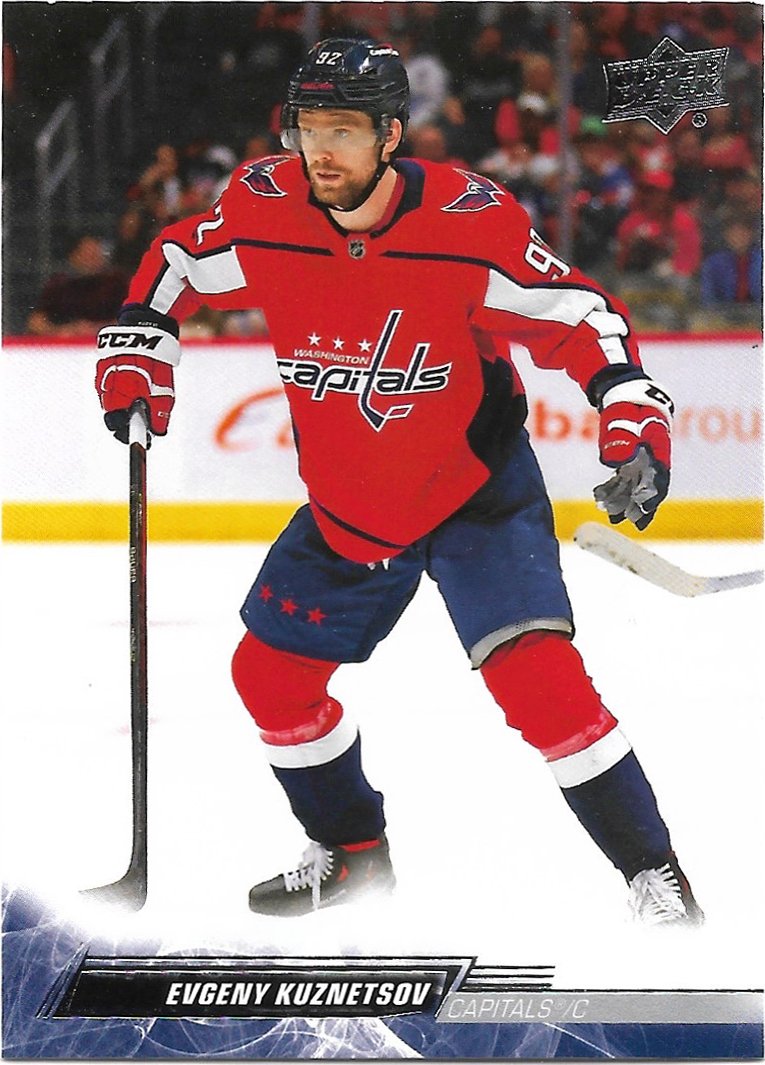 Evgeny Kuznetsov 2022-23 Upper Deck #437 Washington Capitals Hockey Card