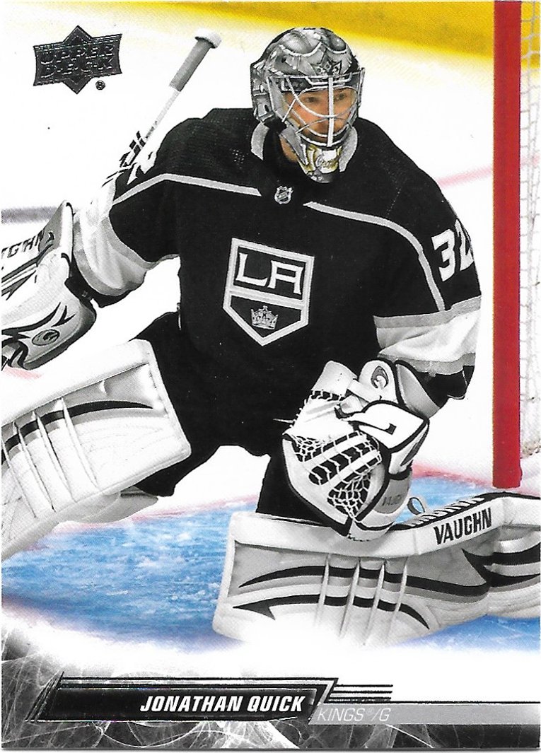 Jonathan Quick 2022-23 Upper Deck #339 Los Angeles Kings Hockey Card