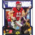 Stetson Bennett 2023 Score Rookie #313 Los Angeles Rams Football Card Stetson Bennett 2023 Score Rookie #313 Los Angeles Rams Football Card