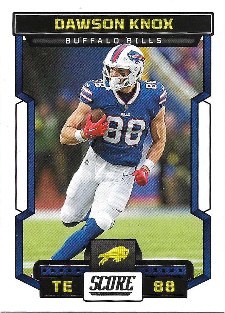 Dawson Knox 2023 Score 269 Buffalo Bills Football Card