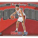 Shaedon Sharpe 2022-23 NBA Hoops Rookie Greetings #7 Portland Trail Blazers Basketball Card