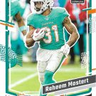 Raheem Mostert 2023 Donruss #189 Miami Dolphins Football Card