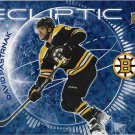 David Pastrnak 2023-24 Upper Deck Ecliptic Sparkle #EC-13 Boston Bruins Hockey Card