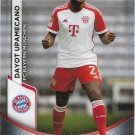 Dayot Upamecano 2023-24 Topps Bundesliga Chrome #86 Bayern Munich Soccer Card