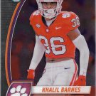 Khalil Barnes 2024 Bowman Chrome U #114 Clemson Tigers Football Card Khalil Barnes 2024 Bowman Chrome U #114 Clemson Tigers Football Card