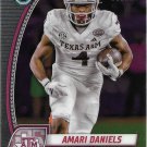 Amari Daniels 2024 Bowman Chrome U #11 Texas A&M Aggies Football Card Amari Daniels 2024 Bowman Chrome U #11 Texas A&M Aggies Football Card