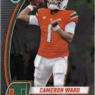 Cameron Ward 2024 Bowman Chrome U #38 Miami Hurricanes Football Card