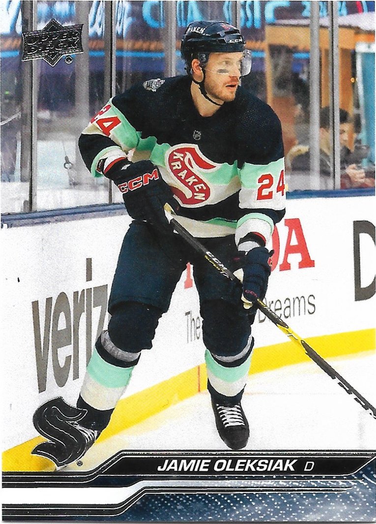 Jamie Oleksiak 2023-24 Upper Deck #622 Seattle Kraken Hockey Card