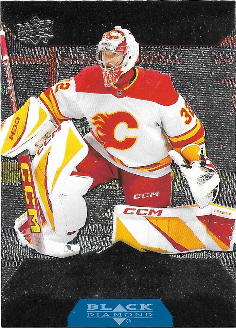 Dustin Wolf 2023-24 Upper Deck Black Diamond Retro Rookie #BD-14 Calgary Flames Hockey Card