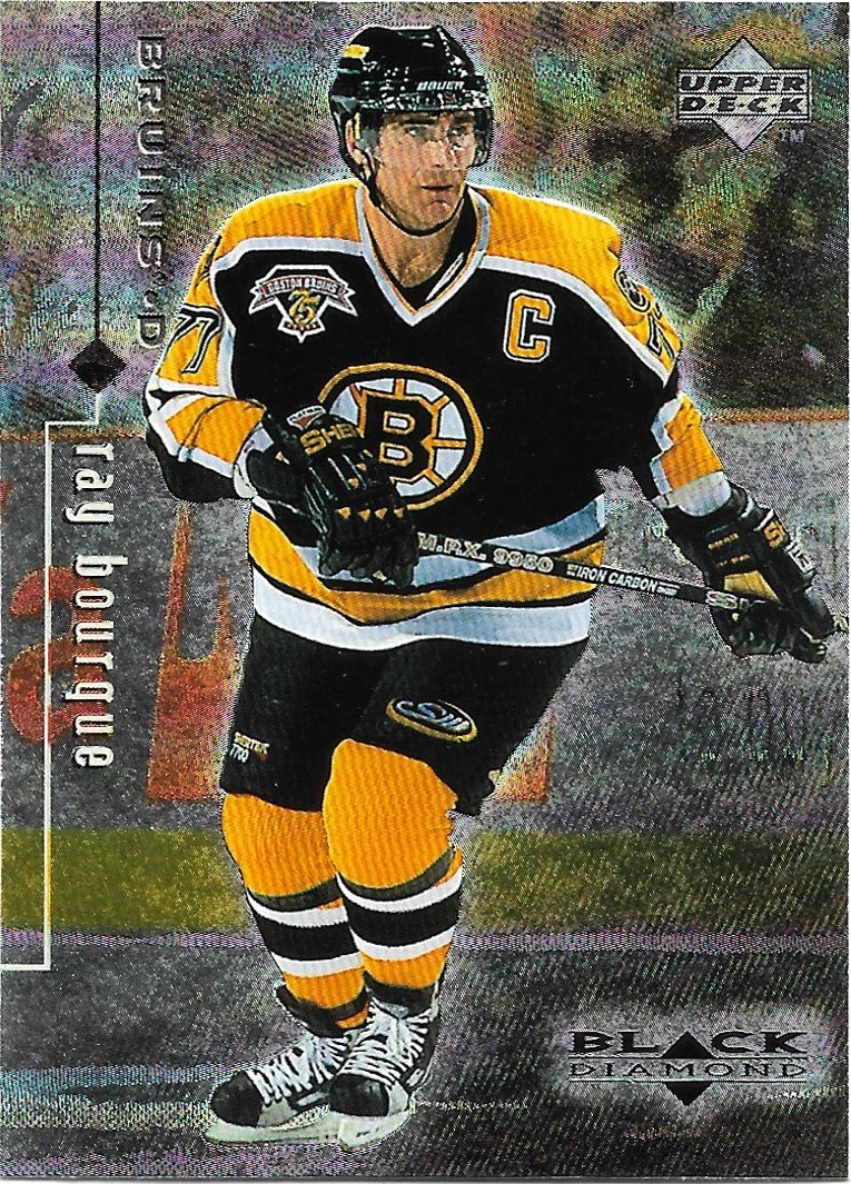 Ray Bourque 1998-99 Upper Deck Black Diamond #4 Boston Bruins Hockey Card