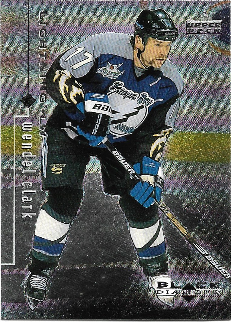Wendel Clark 1998-99 Upper Deck Black Diamond #79 Tampa Bay Lightning Hockey Card