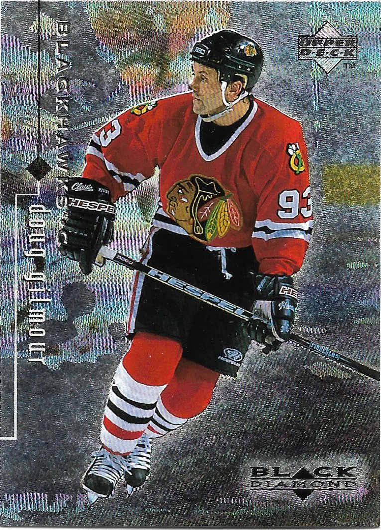 Doug Gilmour 1998-99 Upper Deck Black Diamond #18 Chicago Blackhawks Hockey Card