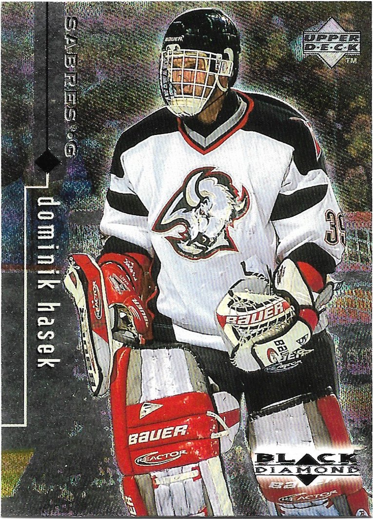Dominik Hasek 1998-99 Upper Deck Black Diamond #10 Buffalo Sabres Hockey Card