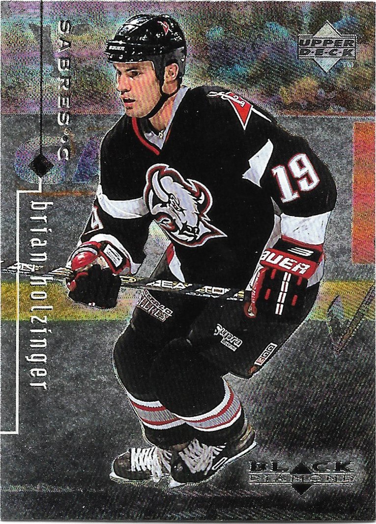 Brian Holzinger 1998-99 Upper Deck Black Diamond #9 Buffalo Sabres Hockey Card