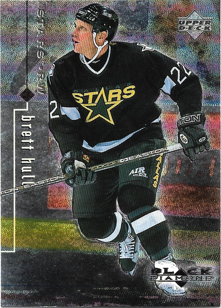 Brett Hull 1998-99 Upper Deck Black Diamond #25 Dallas Stars Hockey Card